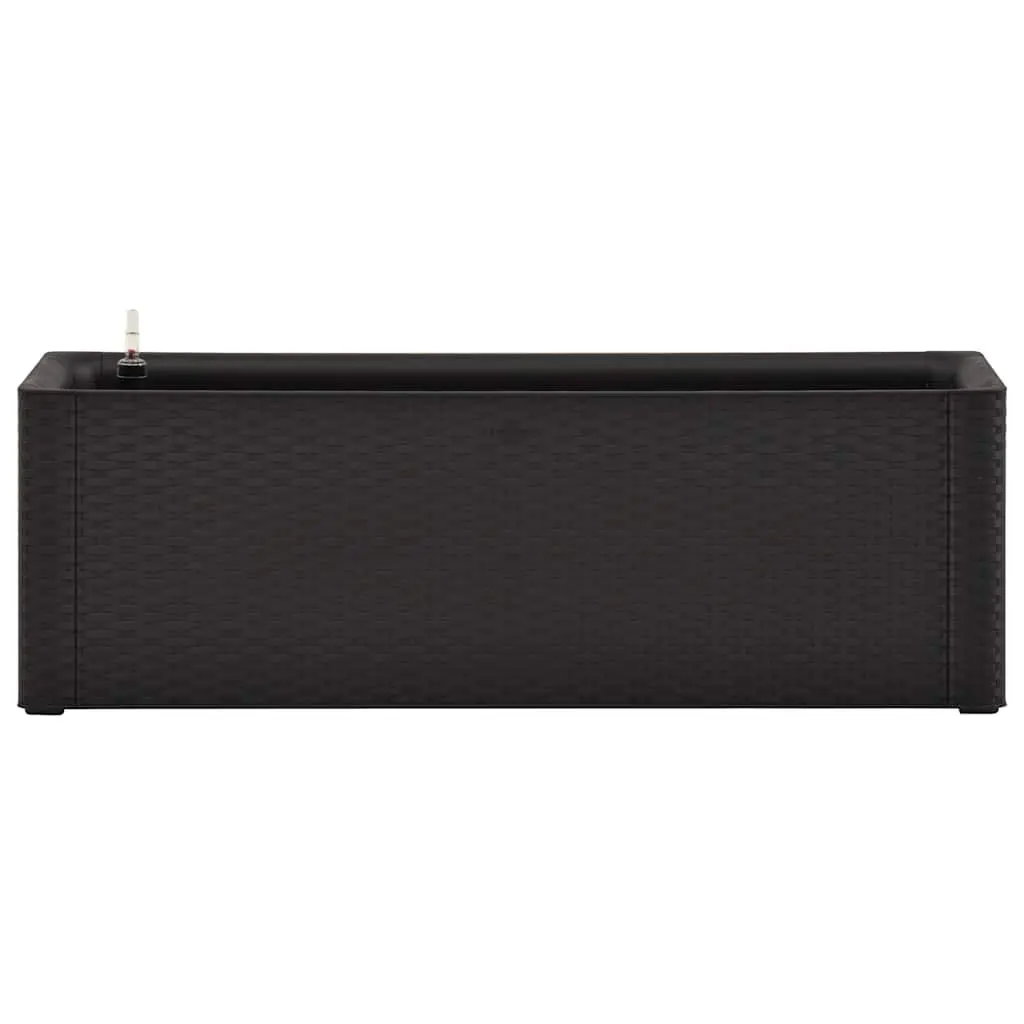 Raised Garden Bed Anthracite 100 x 43 x 33 cm Self Watering System