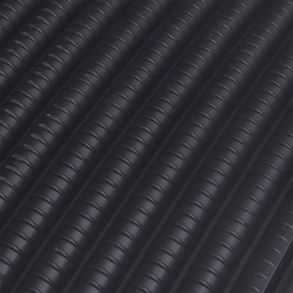 Solar Heating Panel Black 75x75 cm Adjustable Support Feet Above Ground Pool
