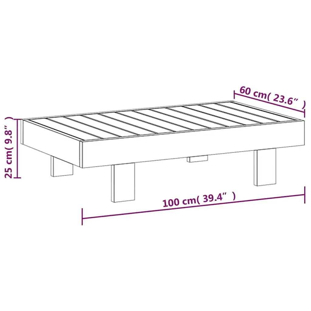 Garden Lounge Set Grey 3 Piece Outdoor Patio Furniture Wooden Sofa
