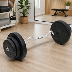 Concise and Effective 60 kg Barbell and Plates Set