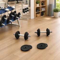 40kg Cast Iron Dumbbell Set - Your Workout Companion
