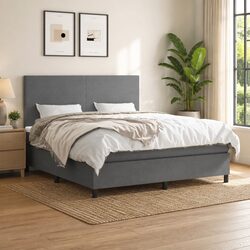 Queen Size Box Spring Bed with Strong Support