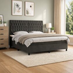 Box Spring Bed with Pocket Mattress - Simple and Reliable