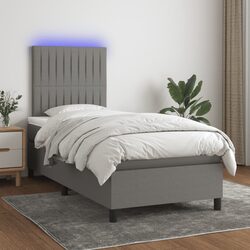 Confident Choice: King Single Box Spring Bed with LEDs