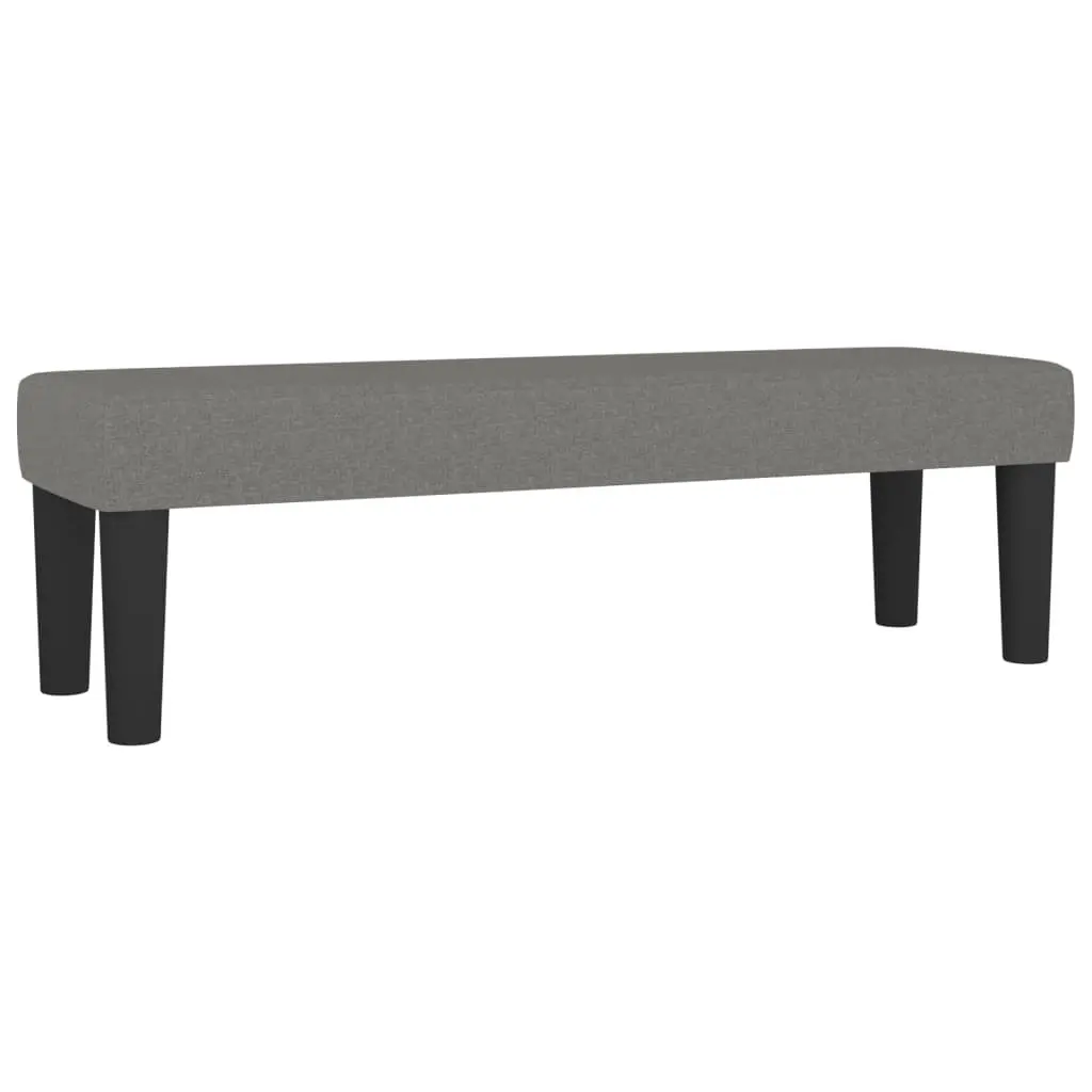 Queen Box Spring Bed Dark Grey Fabric Adjustable Headboard