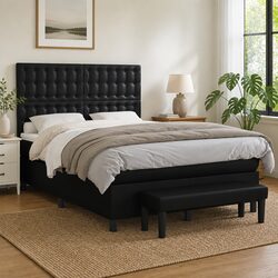 Double Box Spring Bed with Pocket Spring Mattress Overview
