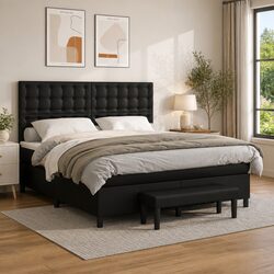 Queen Size Box Spring Bed Setup