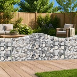 Get Your 9 Arched Gabion Baskets for an Inviting Garden