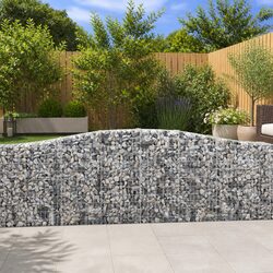 Your Garden Will Shine with 9 Arched Gabion Baskets