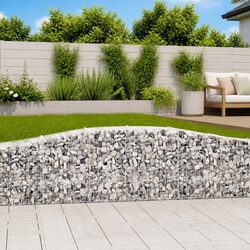 5 Compact Arched Gabion Baskets for Garden Enhancements