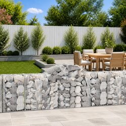 7 Durable Arched Gabion Baskets for Garden Barriers