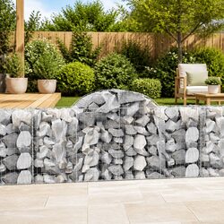 Compact and Strong 9-Piece Arched Gabion Basket Set