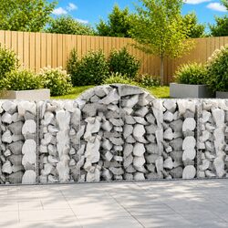Compact Arched Gabion Baskets - 7 Piece Set
