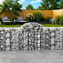 9pcs Arched Gabion Baskets to Enhance Your Outdoors