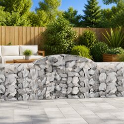 Make Your Space Shine with 6 Arched Gabion Baskets