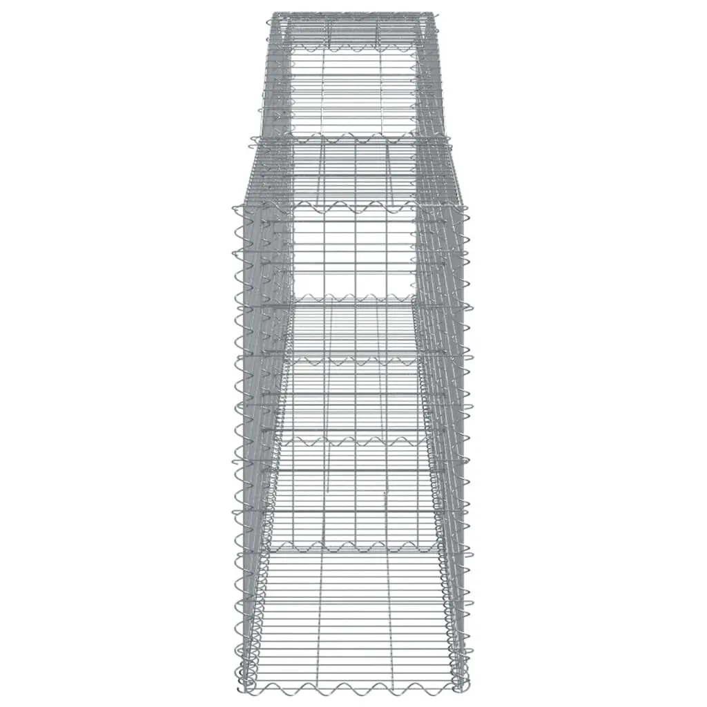Arched Gabion Baskets Garden Retaining Wall Barrier Decorative Outdoor