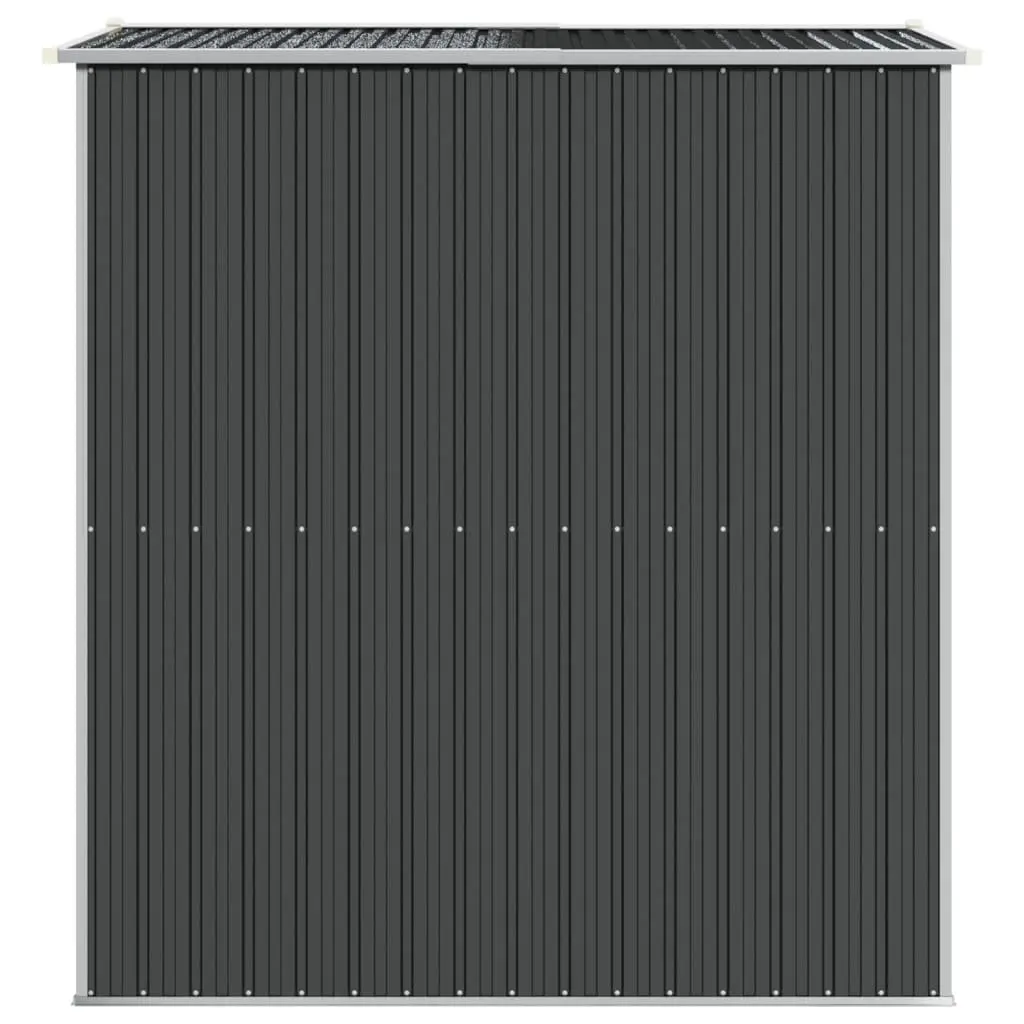 Garden Shed Anthracite Galvanised Steel Spacious Storage Tool House