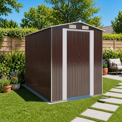 Compact and Sturdy Garden Shed for Tool Storage