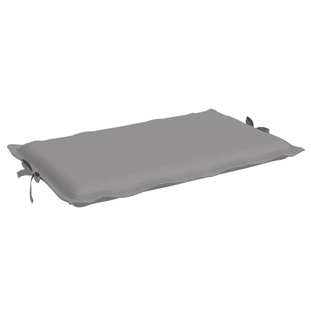 Sun Lounger Cushion Grey Outdoor Garden Patio Chair Pad Oxford Fabric 186x58cm