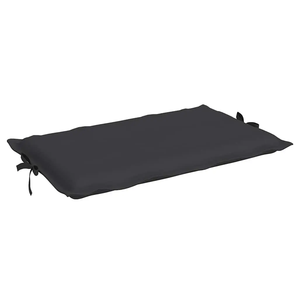 Sun Lounger Cushion Outdoor Chair Pad Garden Patio Seat Oxford Fabric Black