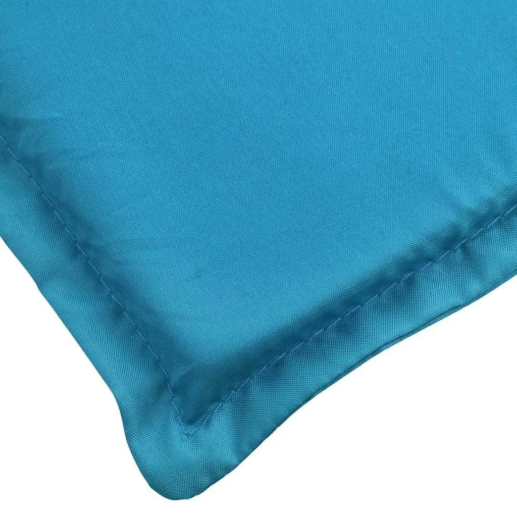 Sun Lounger Cushion Blue 200x70x3cm Outdoor Garden Patio Chair Pad