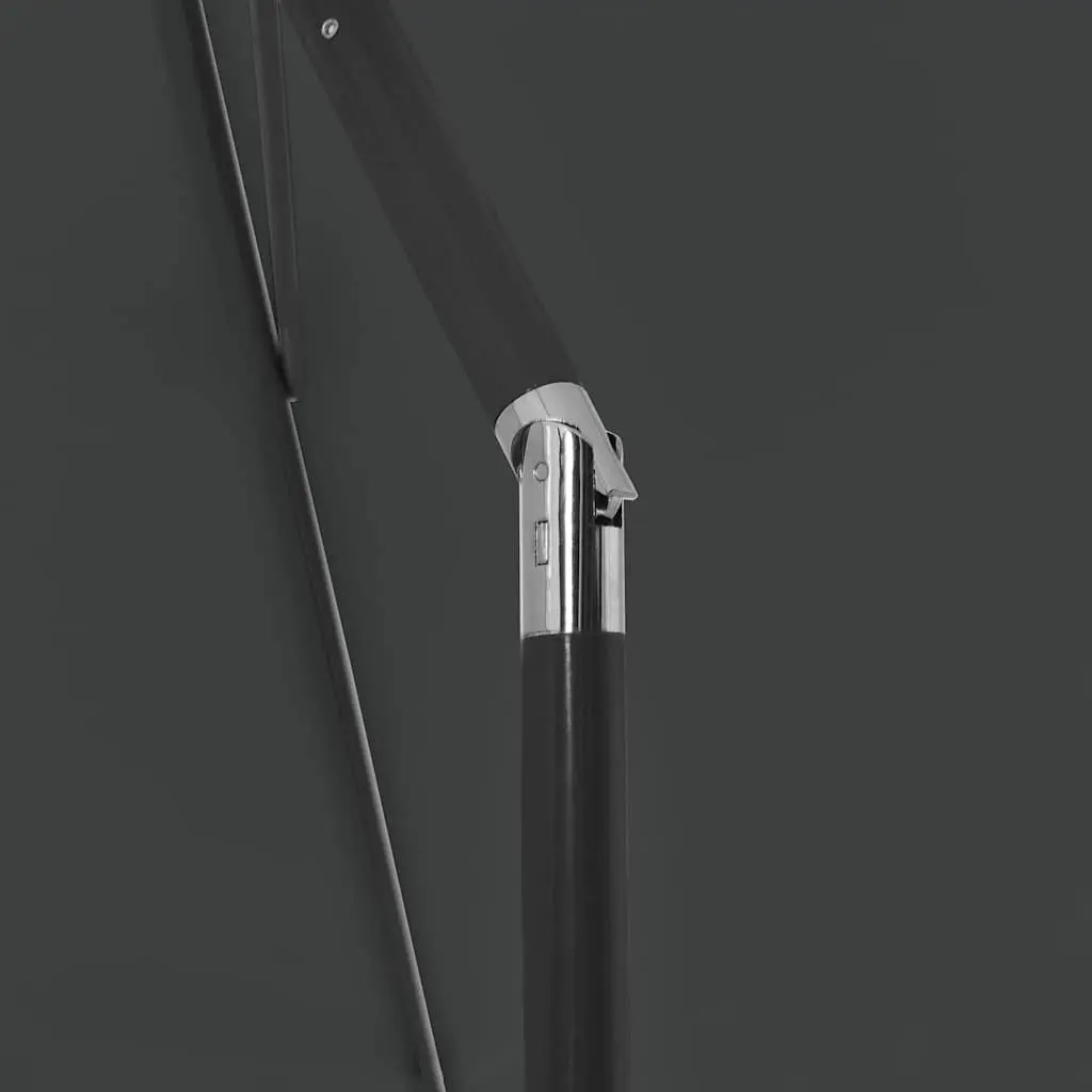 Beach Parasol Anthracite 180x120cm UV Protection Tilt Function