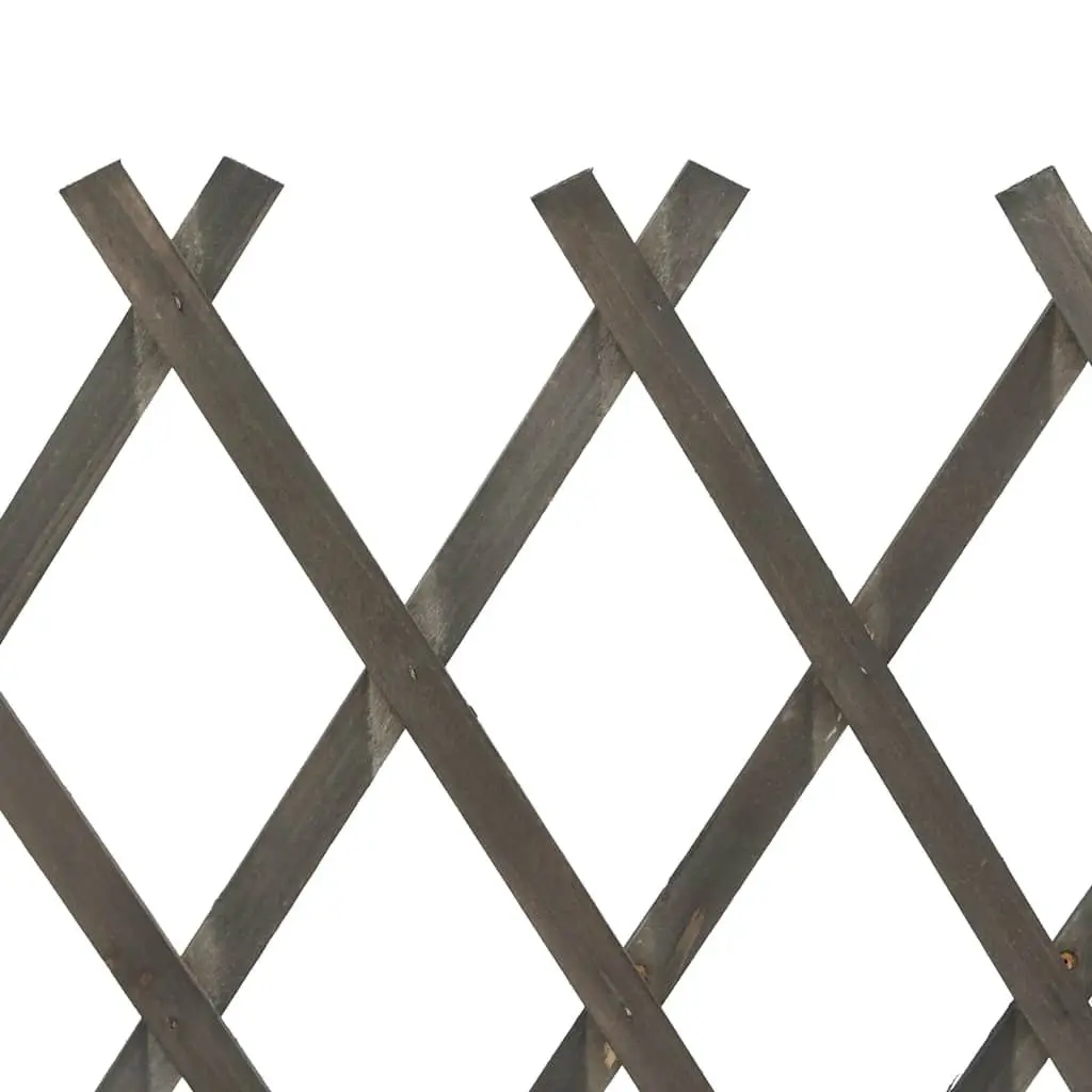 Garden Trellis Fence Panel 120x90 cm Expandable Wooden Barrier Privacy Screen