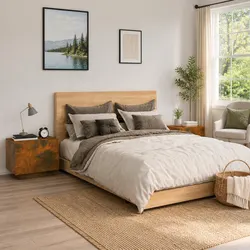 Compact and Functional Bedside Cabinet