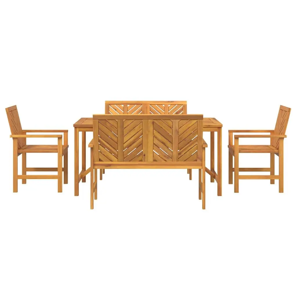 5 Piece Acacia Wood Set