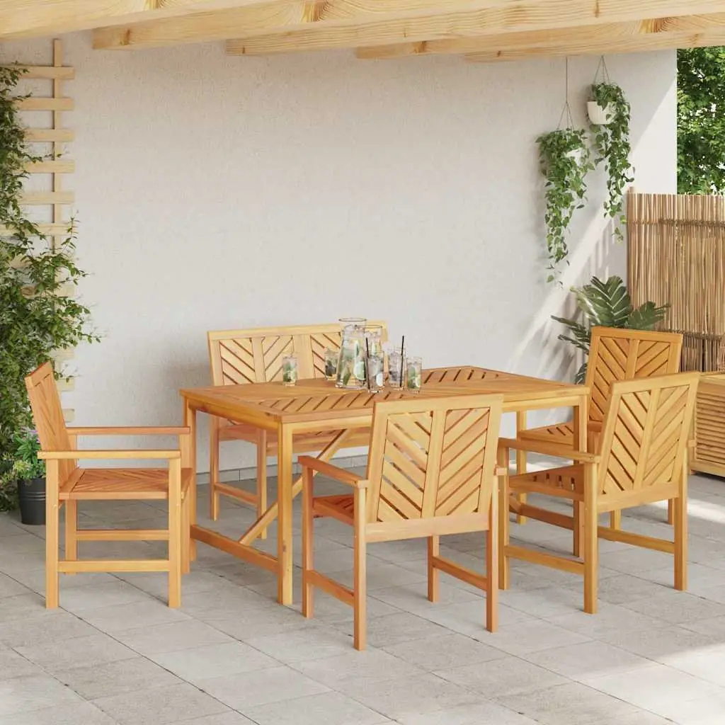 6-Piece Acacia Dining Set