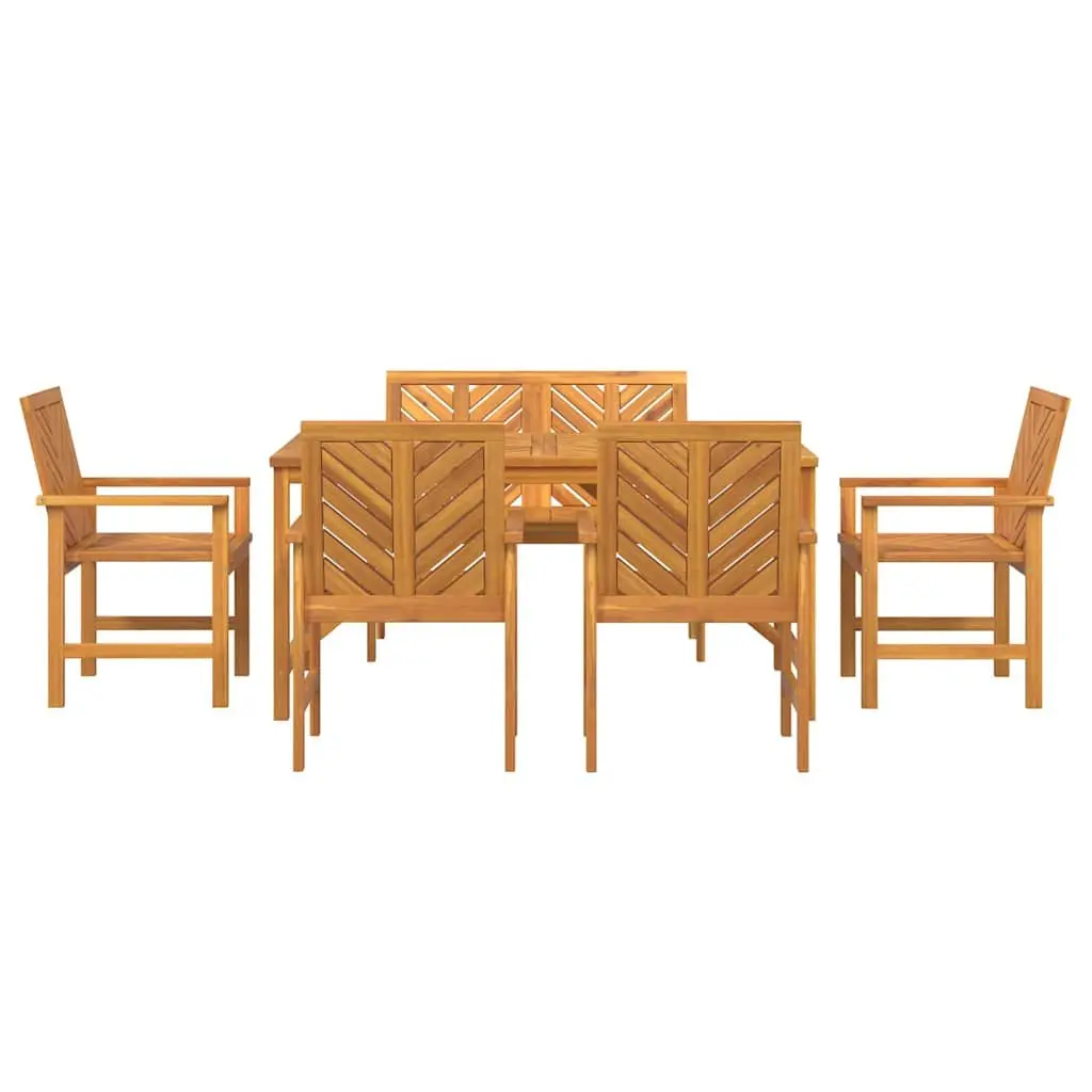 6-Piece Acacia Dining Set