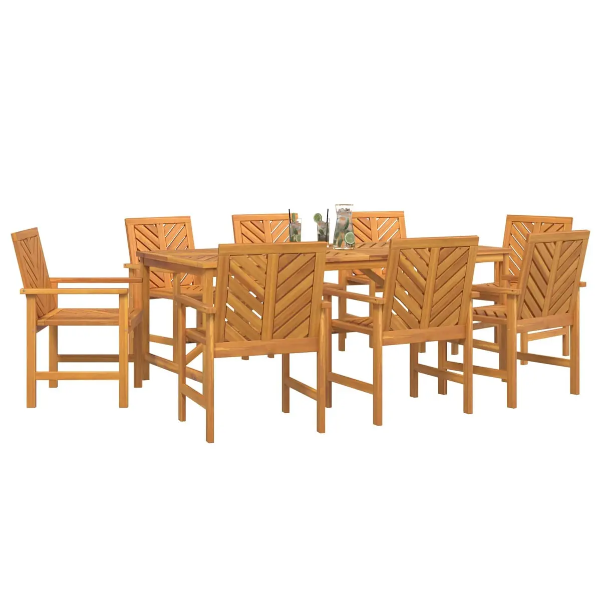 9-Piece Outdoor Dining Set for Entertaining
