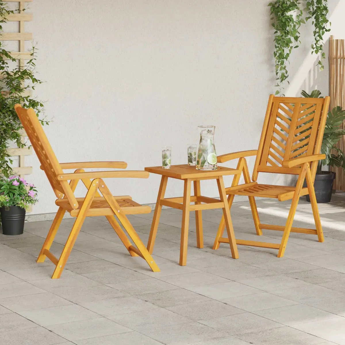 3-Piece Outdoor Dining Set for Patios