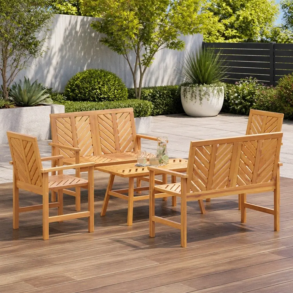 5-Piece Garden Lounge Set for Outdoor Comfort
