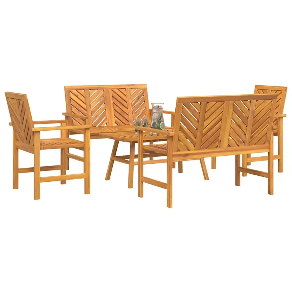 5-Piece Garden Lounge Set for Outdoor Comfort