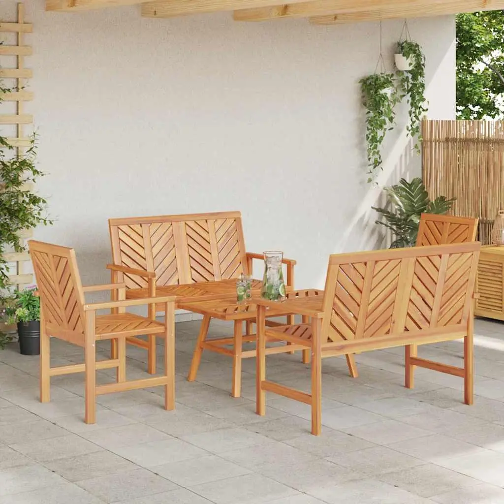 5-Piece Garden Lounge Set for Outdoor Comfort
