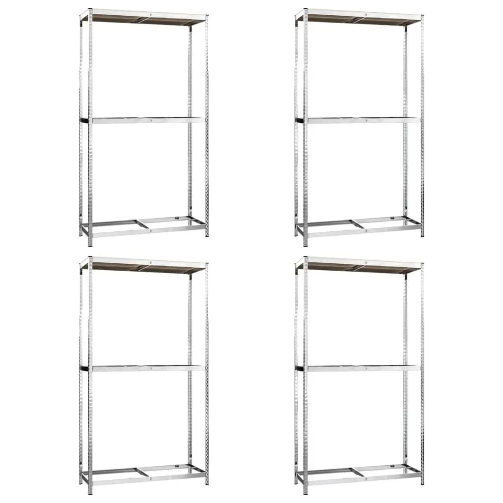 2-Layer Tire Rack Silver 110x40x180 cm Steel Adjustable Shelving for Garage Storage