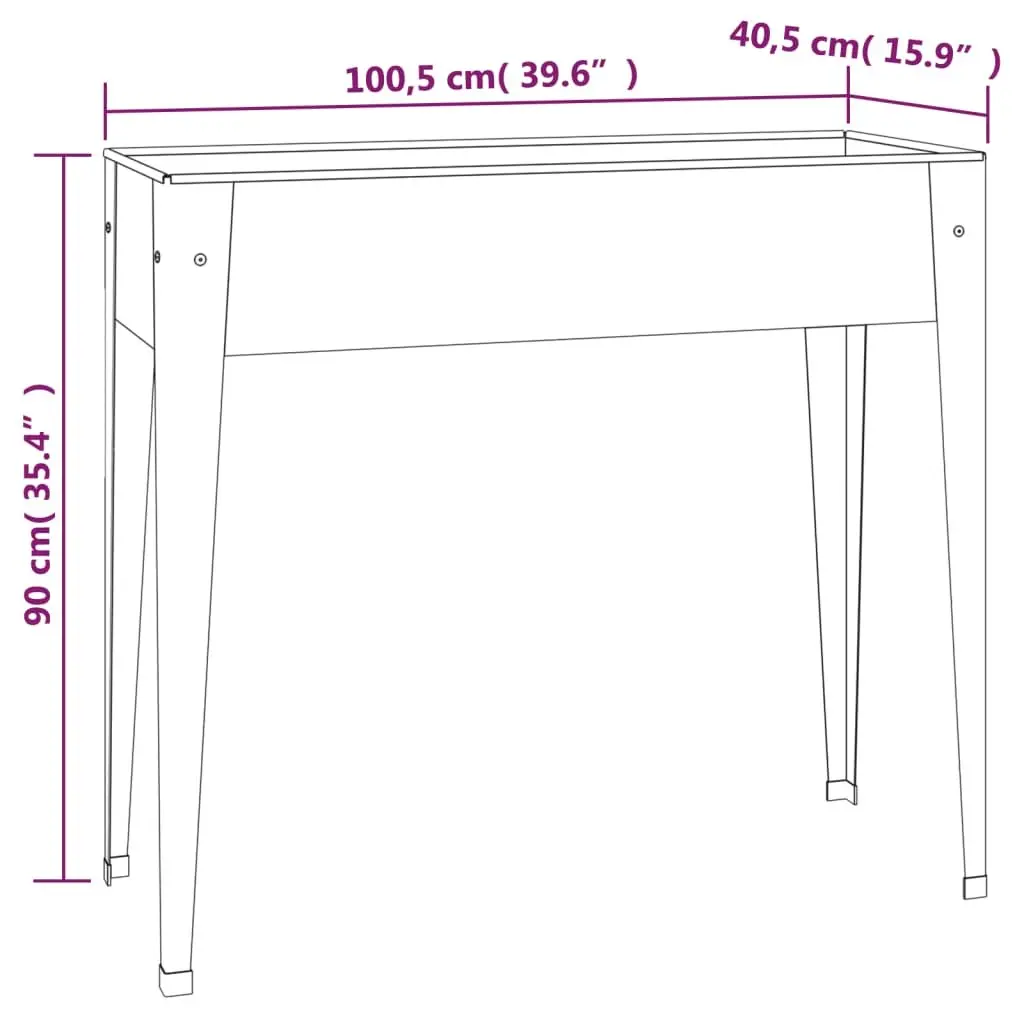 Garden Planters Silver 2 Piece Raised Bed Outdoor Planter Pots High Feet