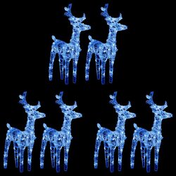 Confidently Brighten Your Yard with Blue Reindeer