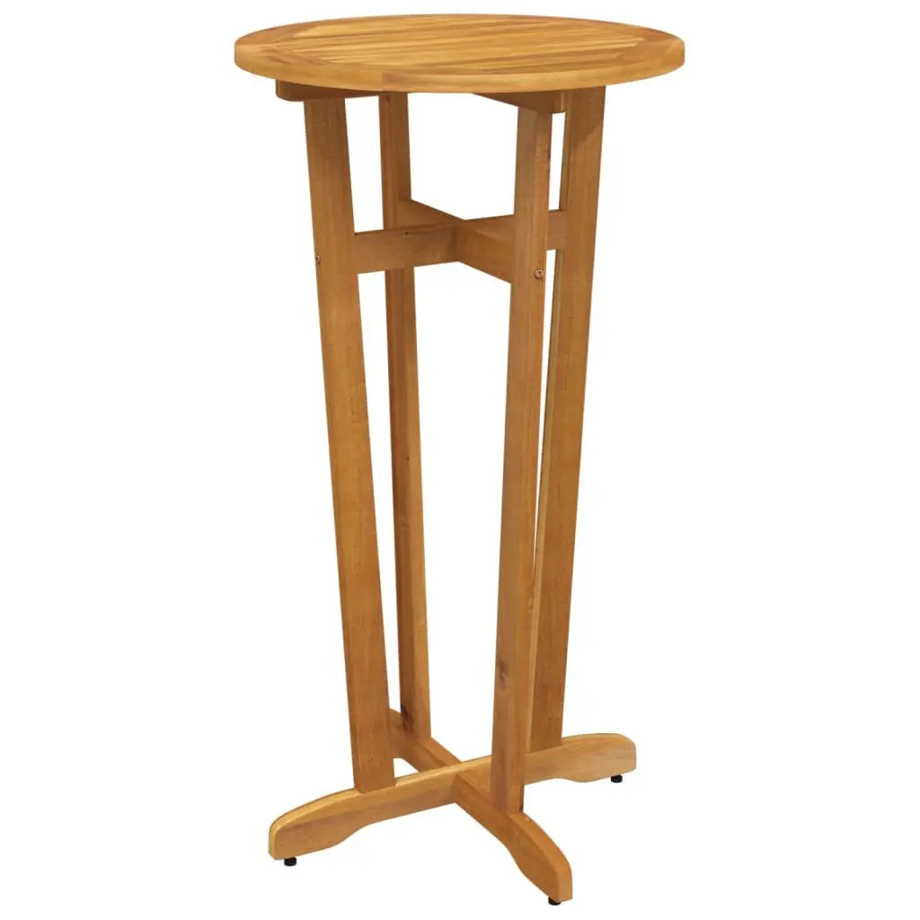 Garden Bar Set 5 Piece Outdoor Furniture Solid Wood Acacia Brown Dining