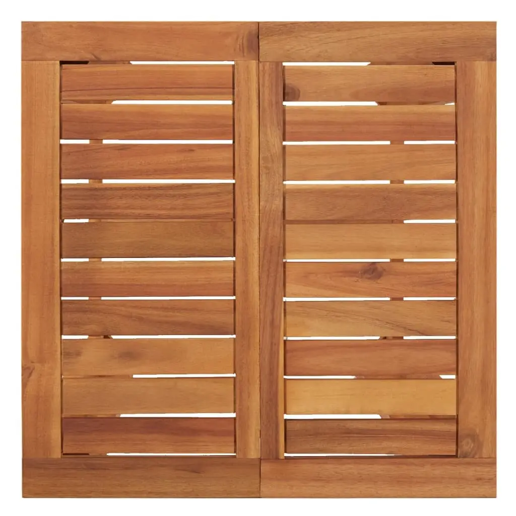 5 Piece Garden Bar Set Brown Solid Acacia Wood Outdoor Furniture