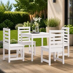Compact 5-Piece Outdoor Dining Set for Any Patio