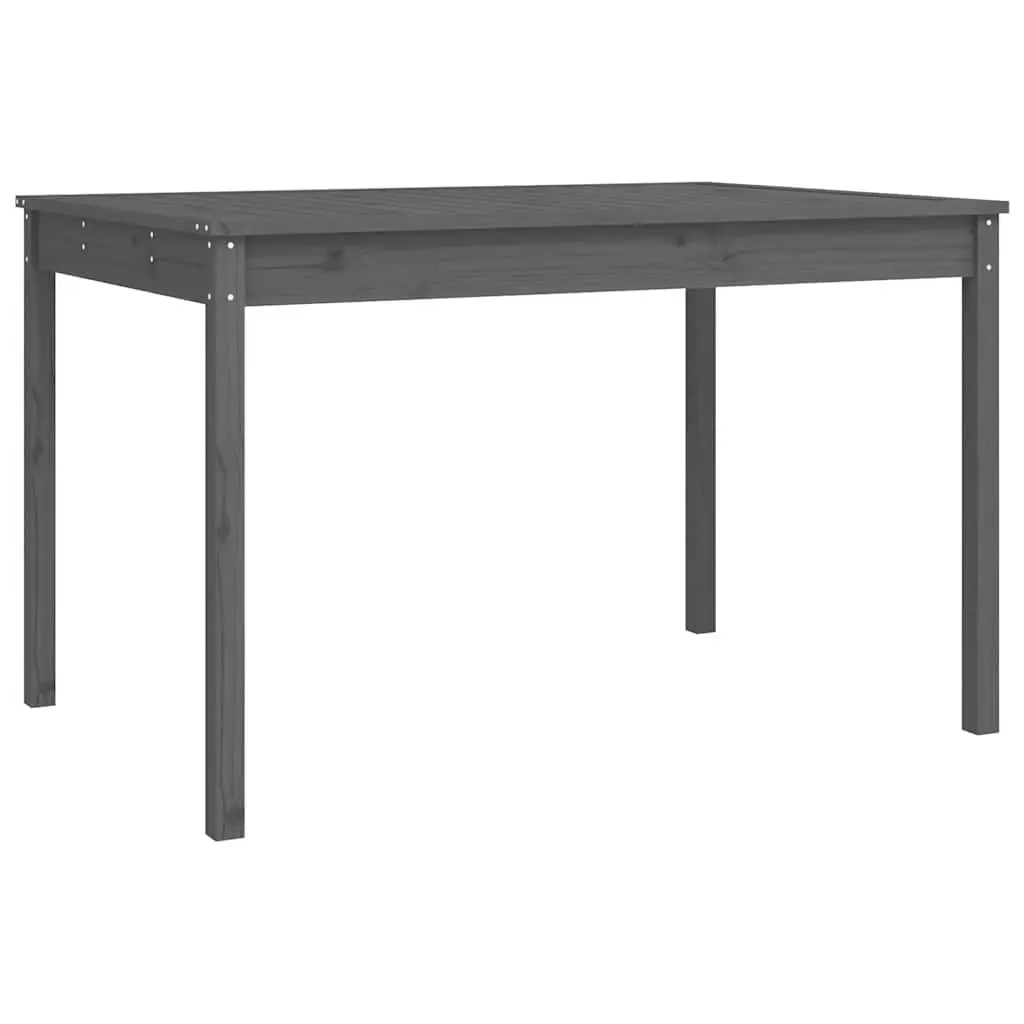 Garden Dining Set in Grey Wood