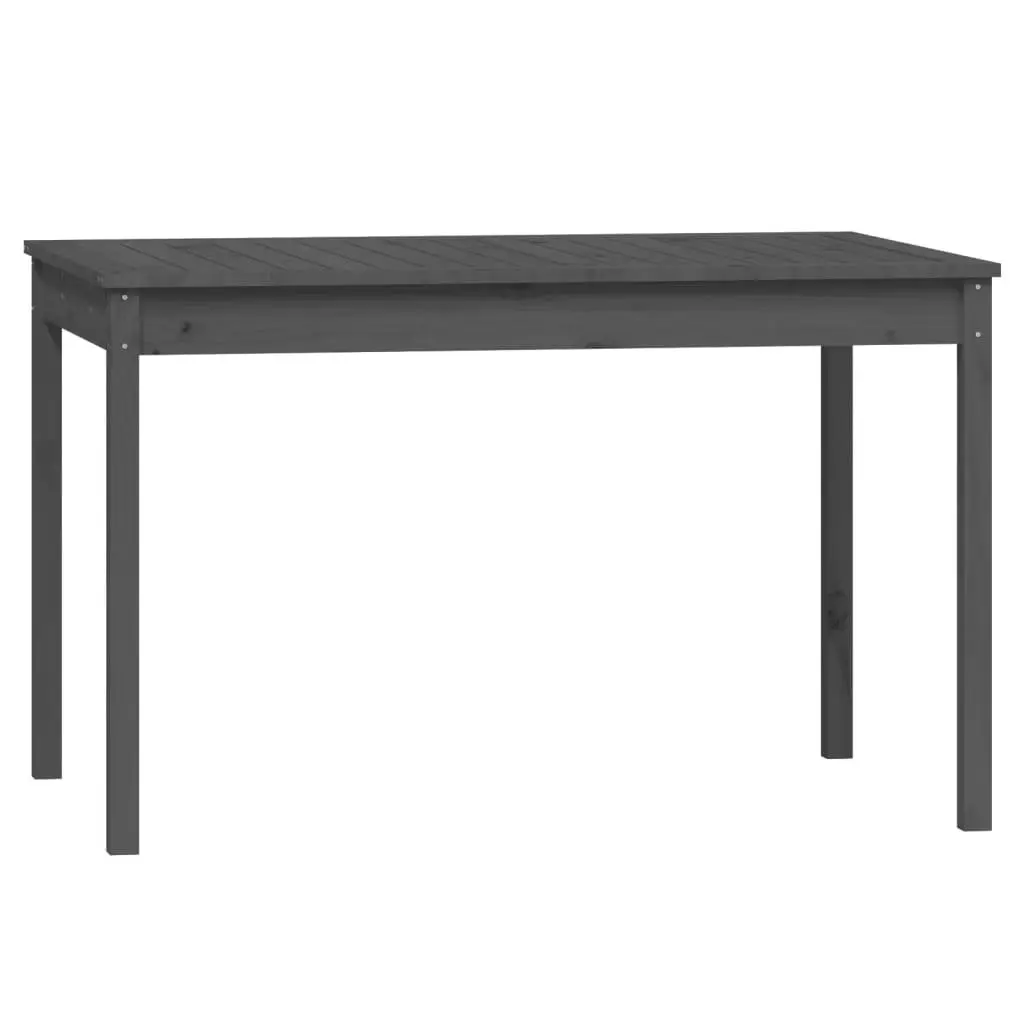 Garden Dining Set 4 Piece Outdoor Furniture Grey Wood Patio Balcony Table Chair