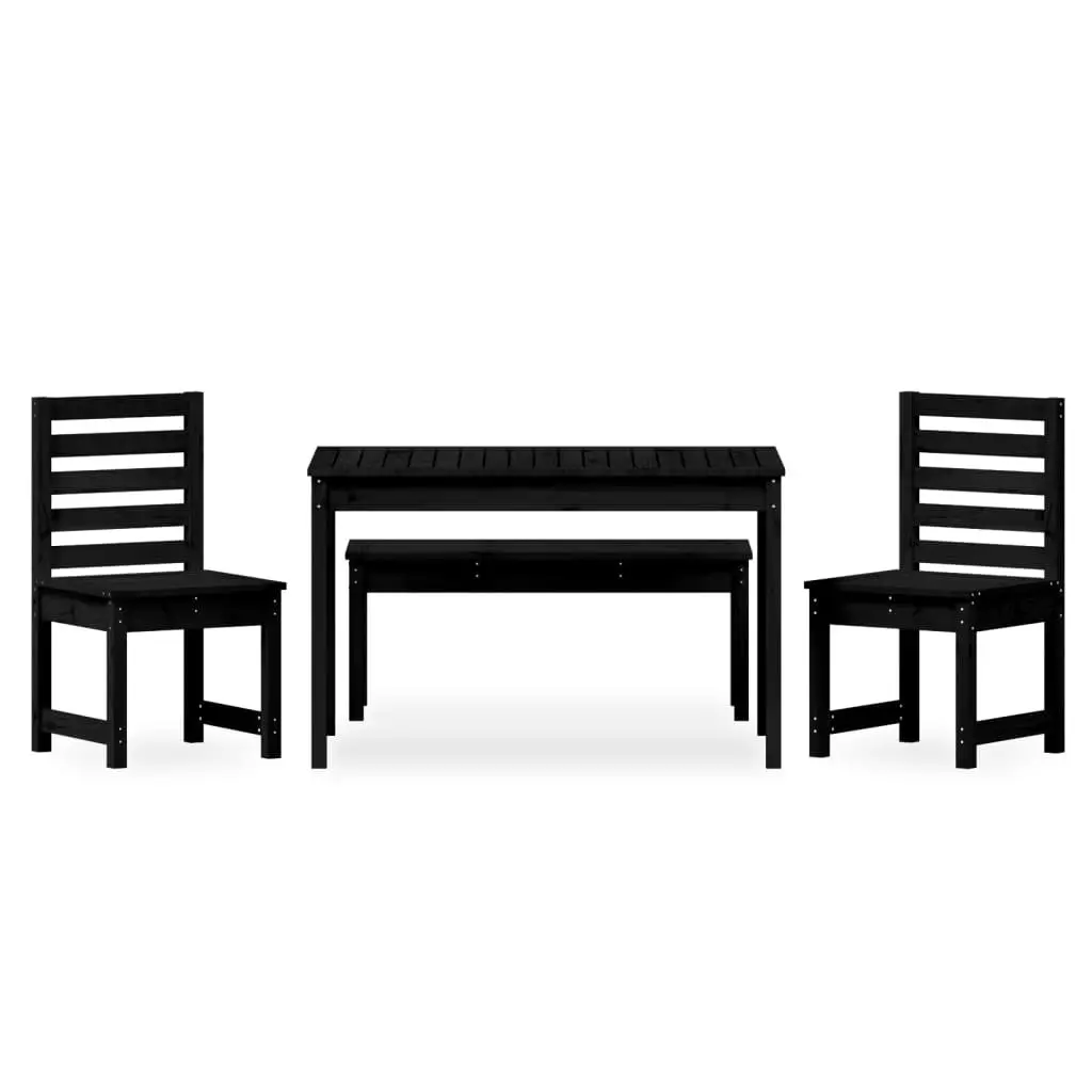 Black Garden Dining Set