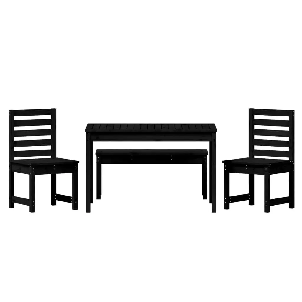 Black Garden Dining Set