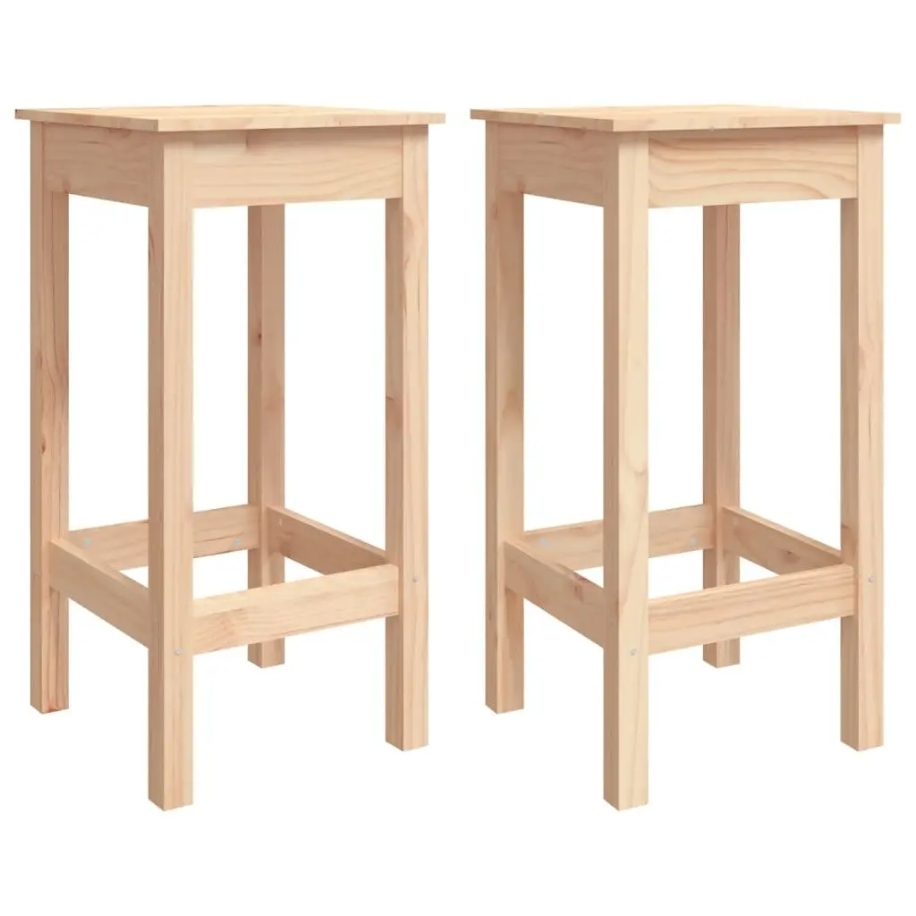 Garden Bar Set Brown 3 Piece Outdoor Furniture Wooden Patio Table Stools Backless
