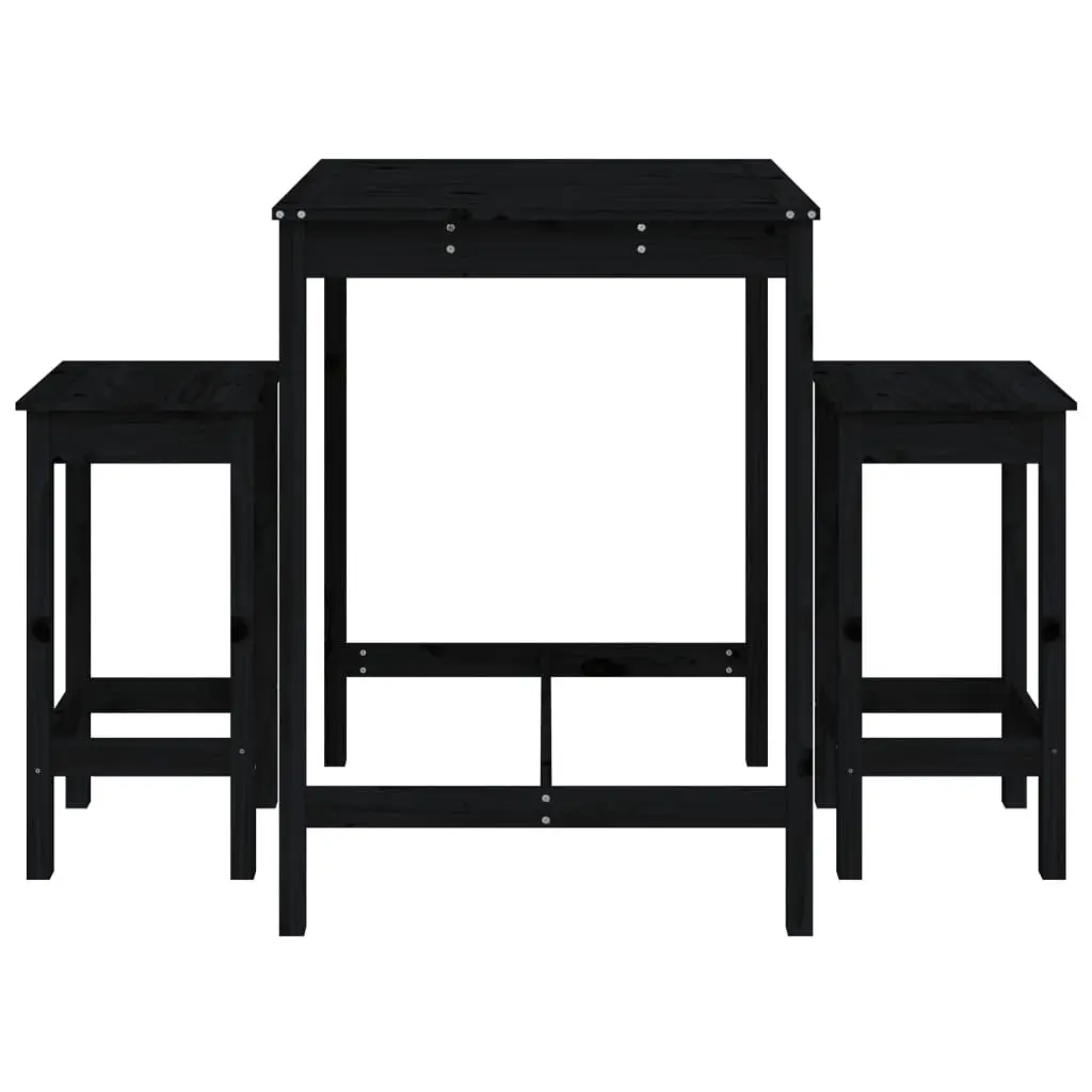 Wooden Bar Set for Outdoor Use