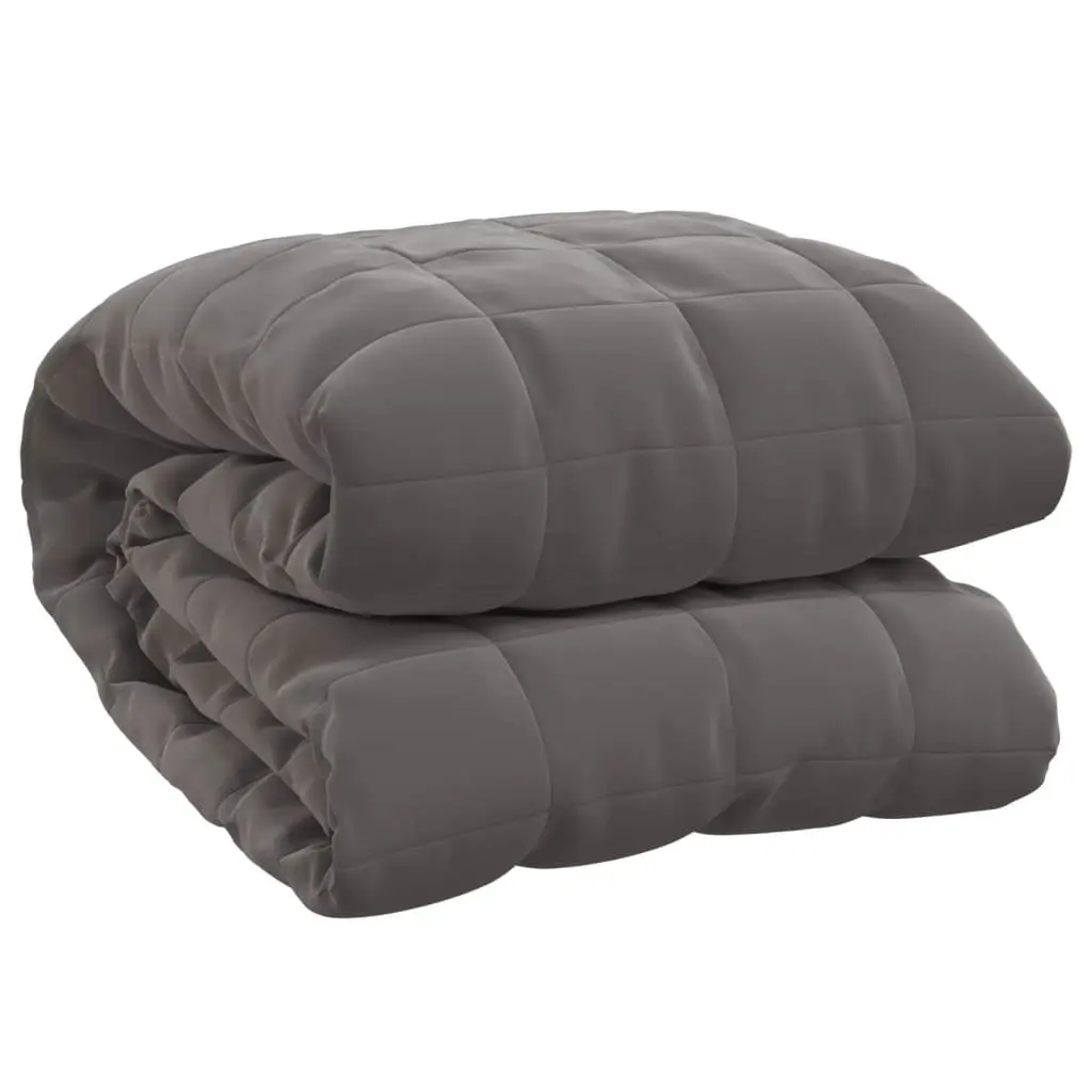Weighted Blanket Grey 152x203 cm 11 kg Breathable Fabric Sleep Aid