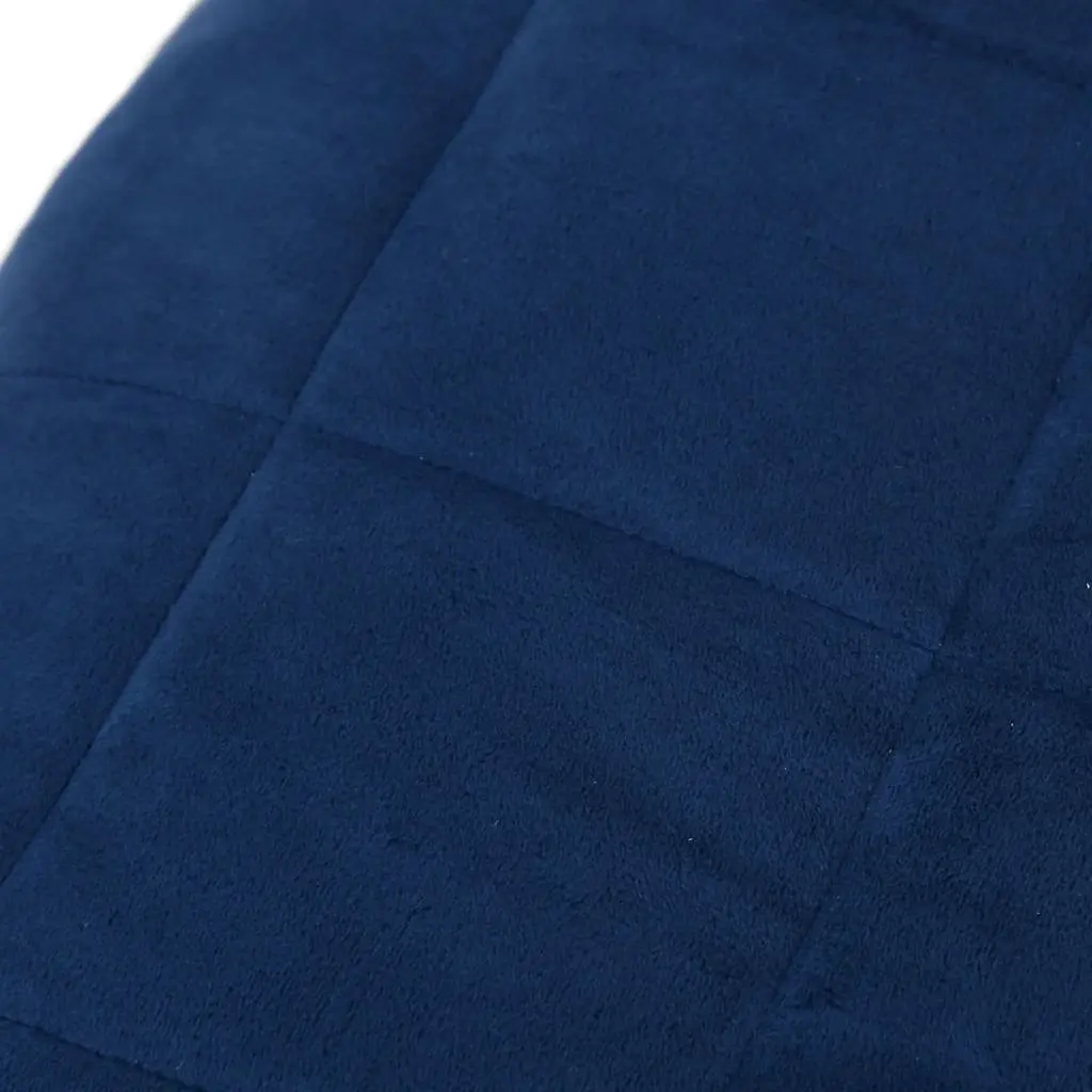 Weighted Blanket 122x183cm Blue 5kg Gentle Pressure for Restful Sleep Hypoallergenic Fabric